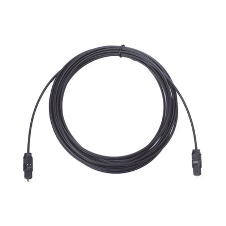 Cable Toslink De Fibra Óptica De 4.6m  Ideal Para Mandar Audio Digital Para Sistemas De Alta Calida  Compatible Con Amplificador
