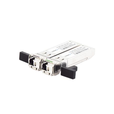 Transceptores Bidireccionales Sfp (minigbic) / Monomodo / 10 Gbps De Velocidad / Conector Lc / Hasta 20 Km De Distancia / 2 Piez