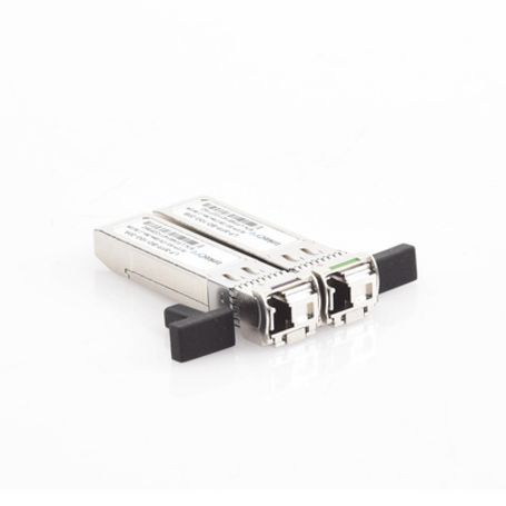 Transceptores Bidireccionales Sfp (minigbic) / Monomodo / 10 Gbps De Velocidad / Conector Lc / Hasta 20 Km De Distancia / 2 Piez