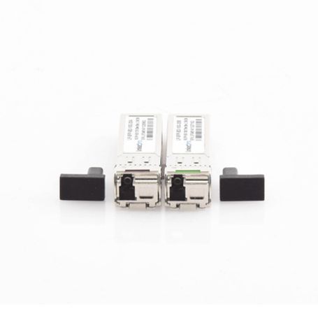 Transceptores Bidireccionales Sfp (minigbic) / Monomodo / 10 Gbps De Velocidad / Conector Lc / Hasta 20 Km De Distancia / 2 Piez