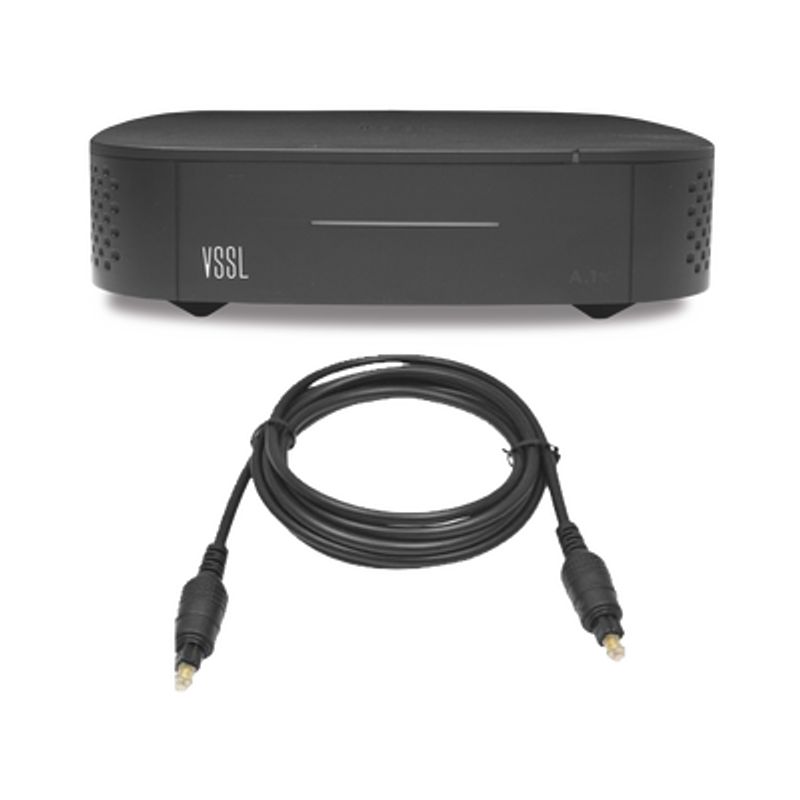 Amplificador Una Zona De 2 Canales 50 W Por Canal Con Cable Toslink Incluido Transmisión Por Chromecast Airplay Alexa Cast Spoti