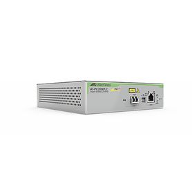 convertidor de medios gigabit ethernet poe a fibra óptica conector lc multimodo mmf distancia hasta 550 m