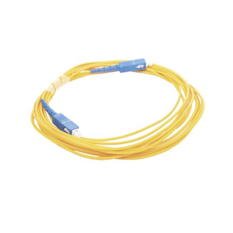 Jumper De Fibra Óptica Monomodo Sc/upc  Sc/upc Simplex Color Amarillo 5 Metros