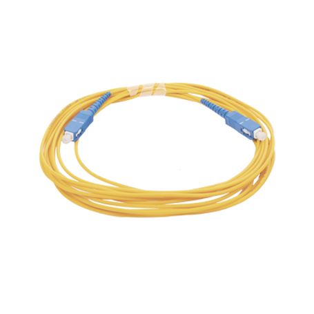 Jumper De Fibra Óptica Monomodo Sc/upc  Sc/upc Simplex Color Amarillo 5 Metros