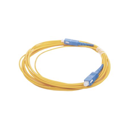 Jumper De Fibra Óptica Monomodo Sc/upc  Sc/upc Simplex Color Amarillo 5 Metros