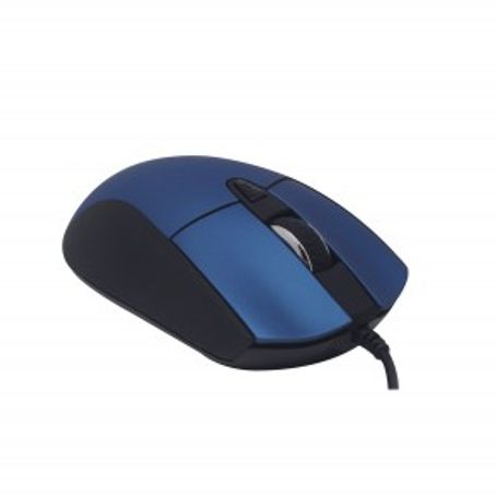 Mouse Naceb Technology NA0115A Azul 6 botones Alámbrico Óptico 800  2400 DPI TL1 