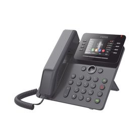 teléfono ip empresarial esencial wifi  bluetooth 12 lineas sip pantalla a color 35 poe puertos gigabit conferencia local de 6 v