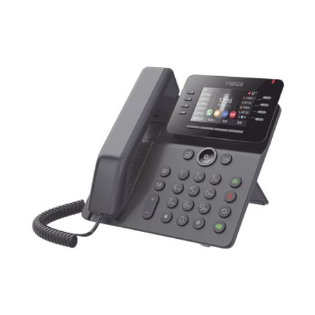 Teléfono Ip Empresarial Esencial Wifi / Bluetooth 12 Lineas Sip Pantalla A Color 3.5 Poe Puertos Gigabit Conferencia Local De 6 