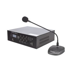 Altavoz amplificado de 100W con 2 micrófonos de mano inalámbricos y un  lector USB/SD/MP3/BLUETOOTH