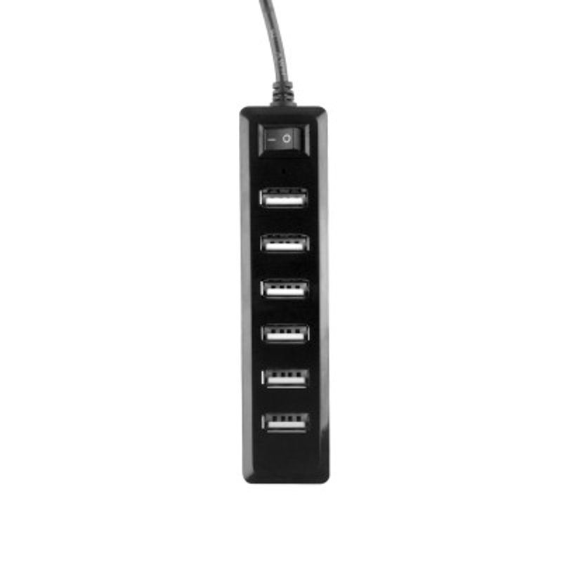 Hub Naceb Technology NA120 USB 2.0 7 puertos 480 Mbit/s TL1 