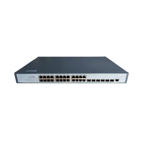 switch gigabit  administrable capa 3  24 puertos 101001000 mbps  8 puertos sfp 10 g de uplink