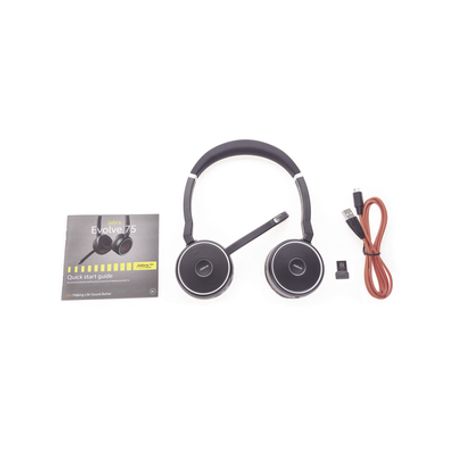 Jabra Evolve 75 Se Stereo Conexión Bluetooth Indicador De Ocupado Usba Con Certificado Microsoft Teams (7599842109)