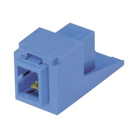 módulo acoplador sc simplex para fibra óptica monomodo os1os2 tipo minicom color azul