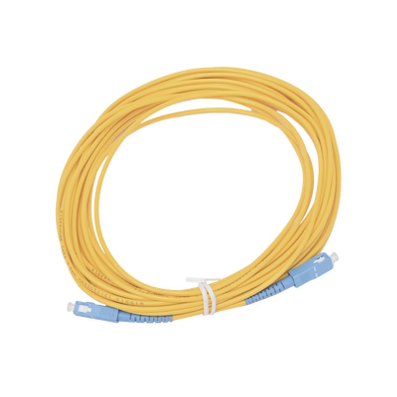 Cable fibra optica SC-APC monomodo simplex 9-125 10 M Amarillo