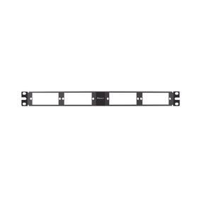 patch panel de fibra óptica para 4 placas acopladras fap o fmp angulado color negro 1ur182076