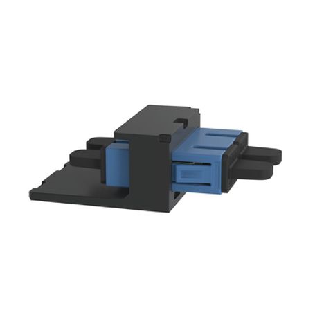 Módulo Acoplador Sc Duplex Para Fibra Óptica Monomodo Os1/os2 Tipo Minicom Color Azul
