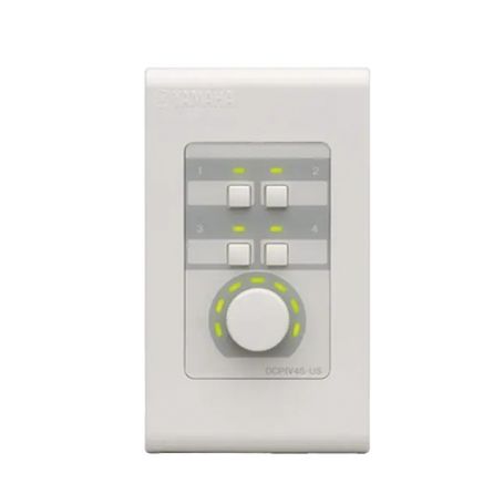 Panel De Control Digital  1 Volumen  4 Switches Configurables  Compatible Con Procesadores Serie Ma Pa Y Mtx