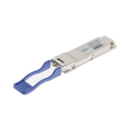 transceptor qsfp minigbic  monomodo  40 gbps de velocidad  conectores lc dúplex  hasta 10 km de distancia