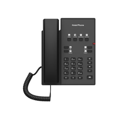 teléfono ip para hoteleria profesional con 8 teclas programables para servicio rápido plantilla personalizable con poe 215274