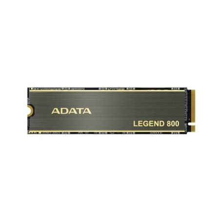 Unidad de Estado Sólido ADATA LEGEND 800 500GB PCIe Gen4x4 M.2 2280 Con disipador de aluminio. ALEG800500GCS TL1 