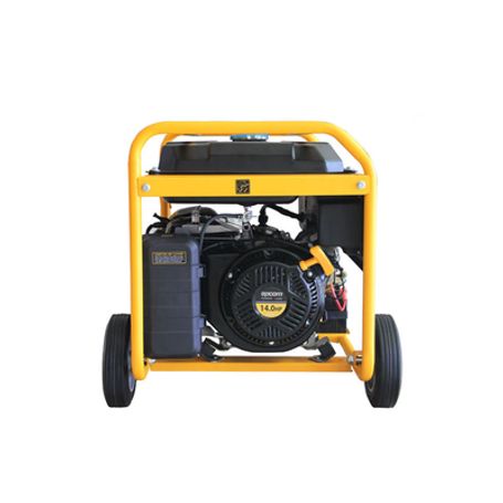 Generador A Gasolina 6.5kw Jaula Con Ruedas Para Fácil Traslado Y Encendido Electrónico