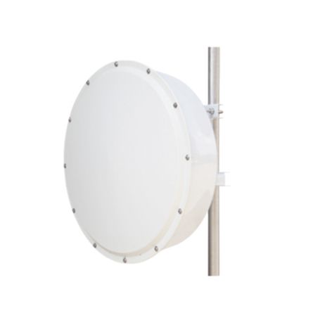 antena direccional de alta resistencia ganancia 30 dbi 49 65 ghz plato hondo para mayor inmunidad al ruido conectores nhembra m