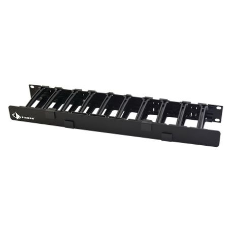 organizador de cable horizontal routeit sencillo para rack de 19in 4in de profundidad 1ur135744