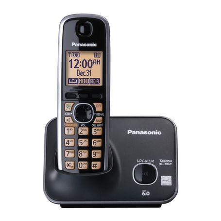 Teléfono Inalámbrico PANASONIC KXTG4111MEB Negro Si Si TL1 