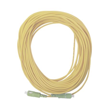 jumper de fibra óptica simplex monomodo con conectores scapcscapc 20 metros