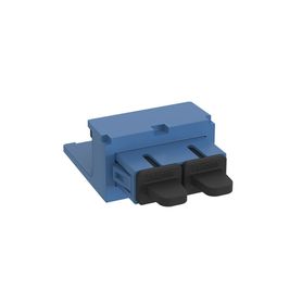 módulo acoplador sc duplex para fibra óptica monomodo os1os2 tipo minicom color azul182116
