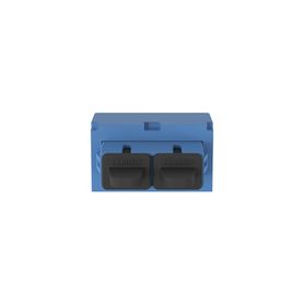módulo acoplador sc duplex para fibra óptica monomodo os1os2 tipo minicom color azul182116