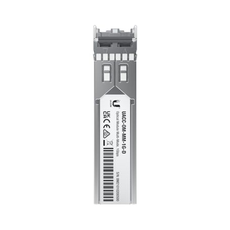 ufiber módulo sfp transceptor minigibic multimodo 125 gbps distancia 550m conectores lc paquete de 2 piezas212104