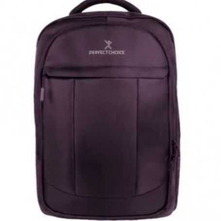 mochila para laptop morada pc083764 perfect choice pc083764