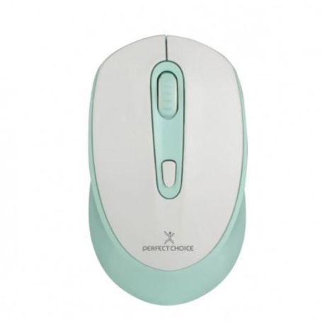 Mouse Recargable PERFECT CHOICE PC045076 Blanco USB 800/1200/1600 DPI TL1 