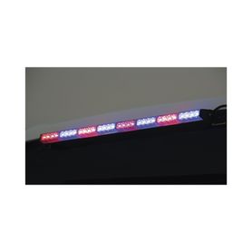 barra de luz de advertencia con 4 módulos rojo  azul78040