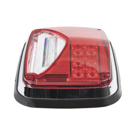 Luz De Advertencia De 8 X 6 Color Rojo Con Luz De Trabajo Clara Ideal Para Ambulancias