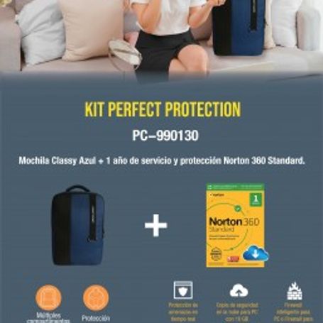 Kit Mochila  Antivirus PERFECT CHOICE PC990130 15.6 pulgadas MochilaAntivirus TL1 