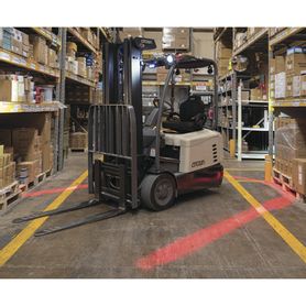 luz led de linea roja para limitación de zonas de trabajo en montacargas y vehiculos162660