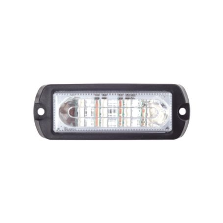 Luz Auxiliar Ultra Brillante De 8 Leds En Color Azul/claro Con Mica Transparente