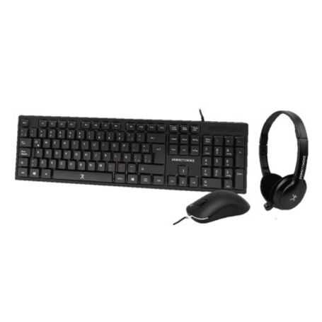 kit tecladomousediadema para oficina  perfect choice pc201717