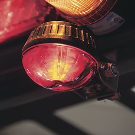 luz led limite de arco color rojo para zonas de trabajo en montacargas y vehiculos 201224