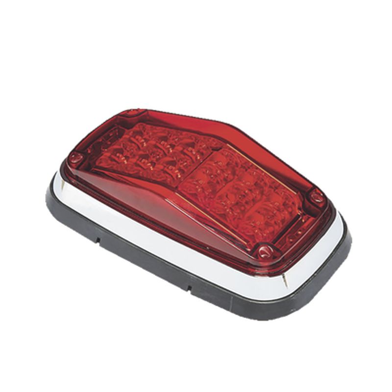 Luz De Advertencia 8 X 4 Color Rojo Ip67 Sae Ideal Para Ambulancias