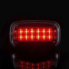 luz de advertencia 8 x 4 color rojo ip67 sae ideal para ambulancias198405
