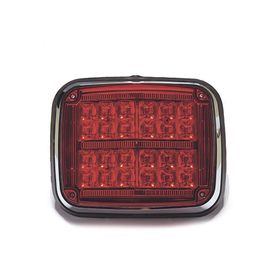 luz de advertencia de 8 x 6 color rojo sae  ip67 ideal para ambulancias198406