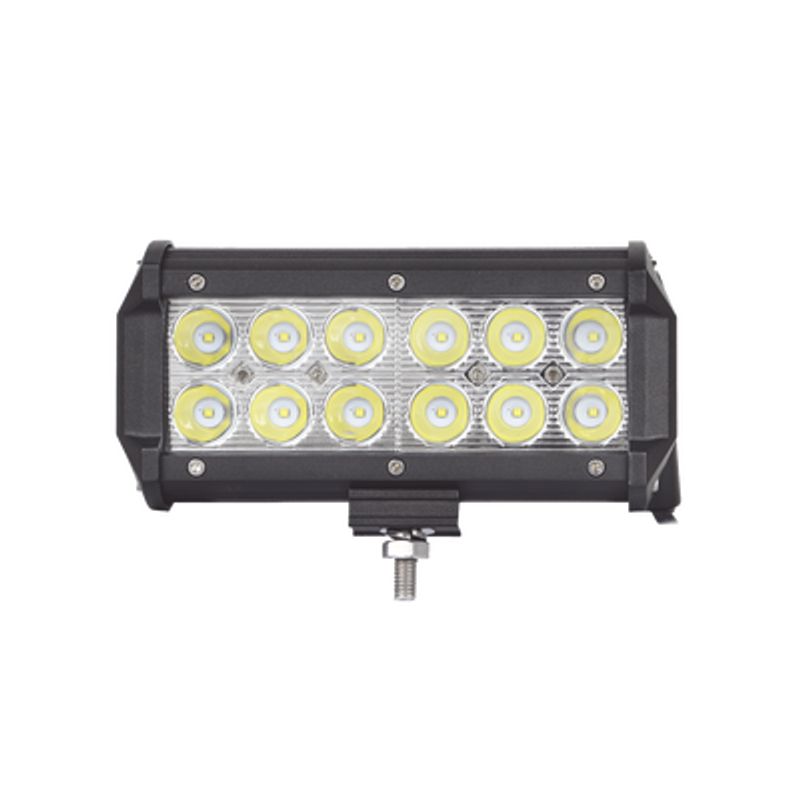 Barra De Luz De 12 Led 1500 Lúmenes 18 Watts 1030 Vcc Ip67 6.5 Pulgadas