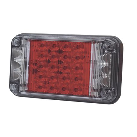  luz de advertencia de 7x4 color rojo con luces de trabajo ideal para ambulancias207438