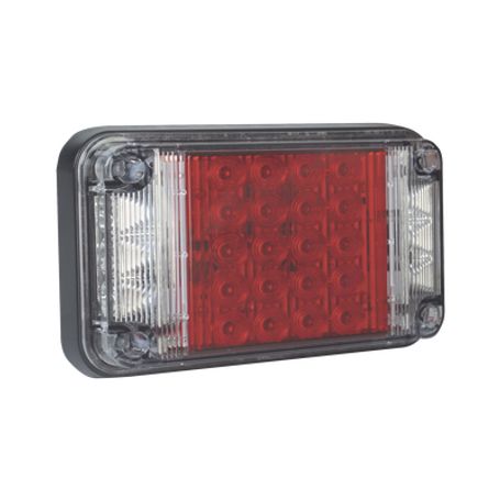  Luz De Advertencia De 7x4 Color Rojo Con Luces De Trabajo Ideal Para Ambulancias