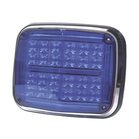 luz de advertencia de 8 x 6 color azul sae  ip67 ideal para ambulancias208048