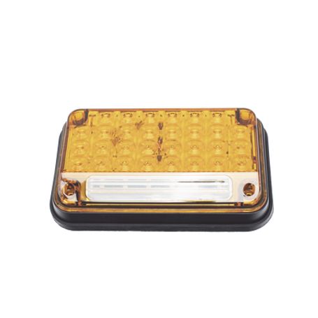 luz de advertencia de 7x4 color ambar con luz de trabajo ideal para ambulancias207464