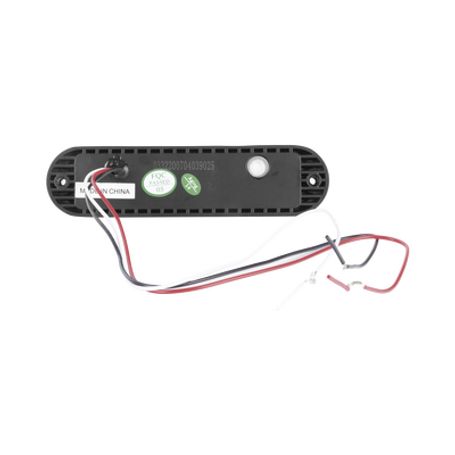 Luz Auxiliar Ultra Brillante  Ip67 De 6 Leds Color Ambar/claro Con Mica Transparente Y Bisel Negro